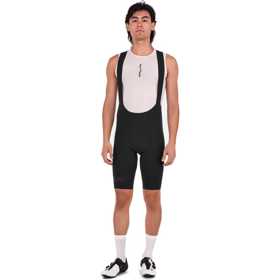 Santini Unico Edge Bibshorts Black