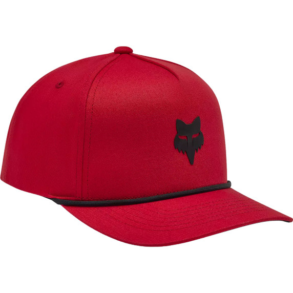 Fox Fox Head Rope Hat Flame Red One Size
