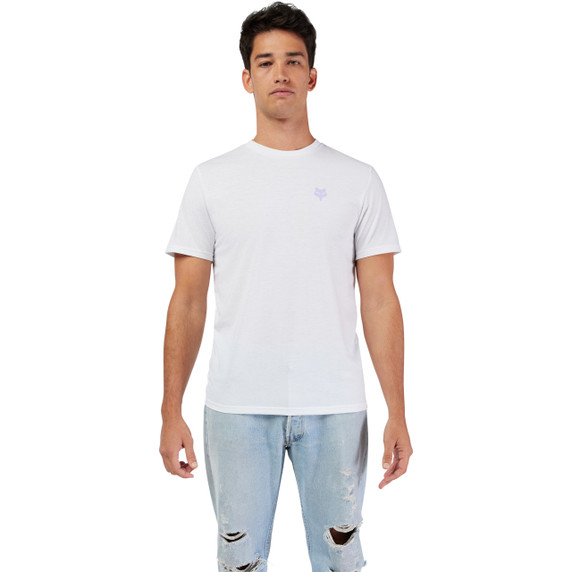 Fox Frequency SS Tech Tee Optic White