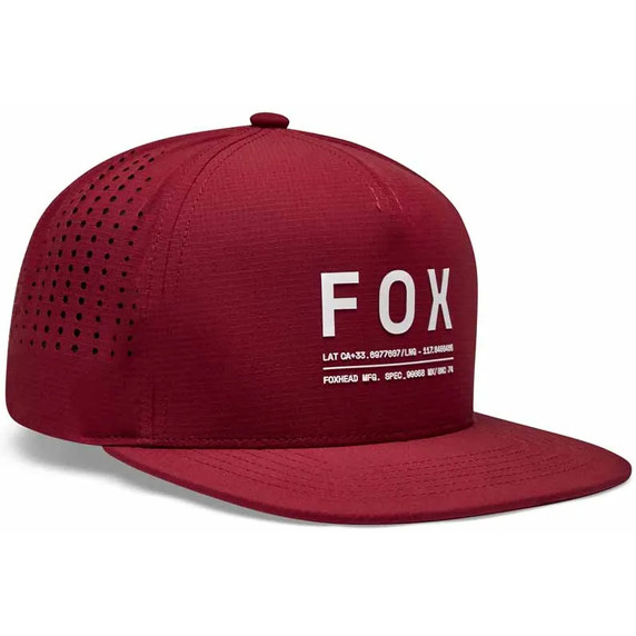 Fox Non Stop Tech Snapback Cap Rust OS