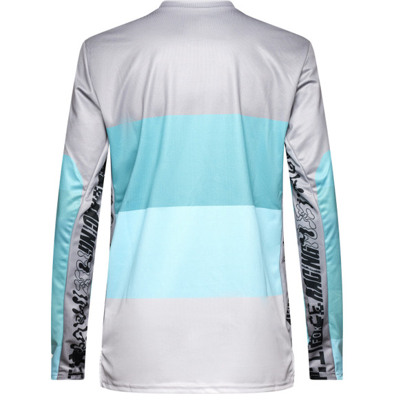 Fox Ranger LS Jersey Grid Steel Grey