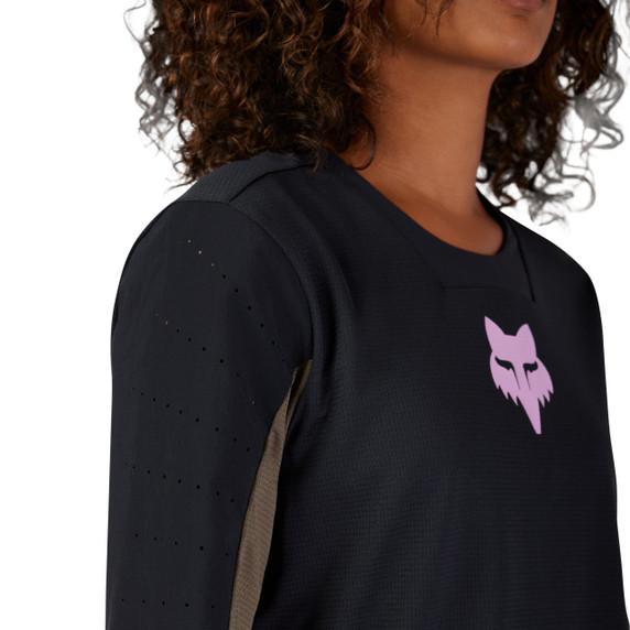 Fox Womens Defend LS Jersey Park Black
