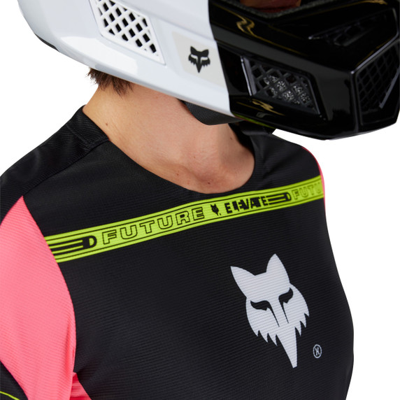 Fox Womens Flexair LS Jersey Elevated Black