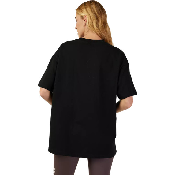 Fox Womens Wordmark OS SS Tee Black