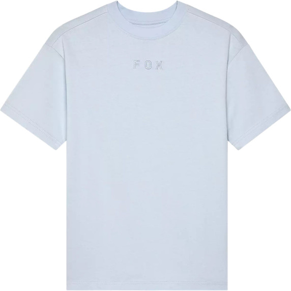 Fox Womens Wordmark OS SS Tee Pale Blue