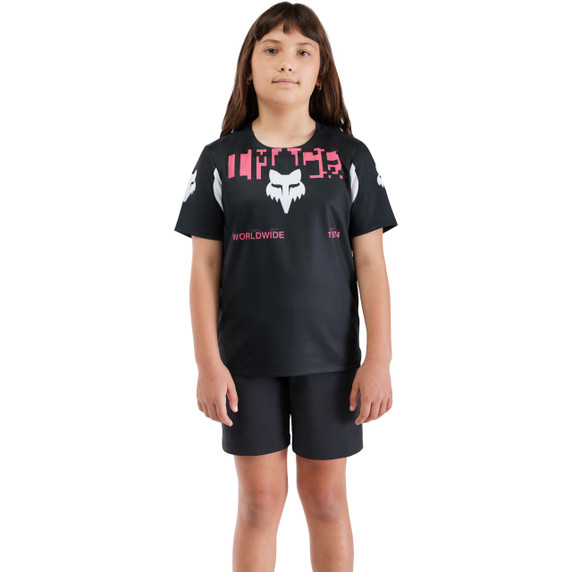 Fox Youth Ranger SS Jersey Digi Image Black