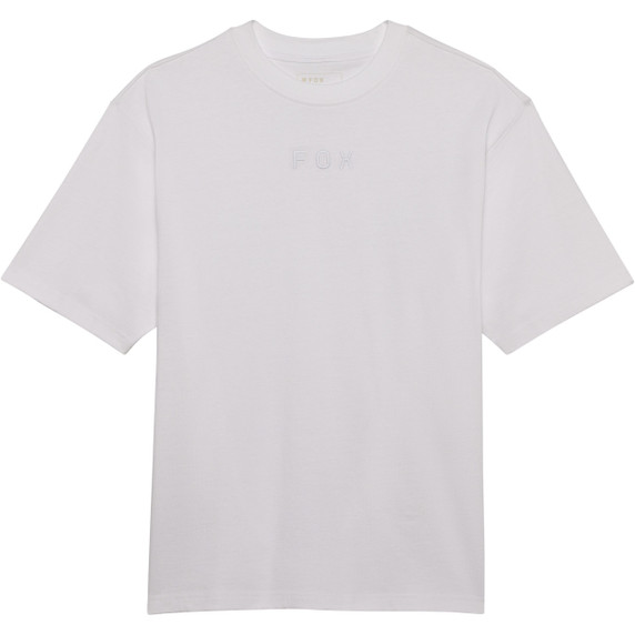 Fox Wordmark Ov SS Tee Optic White