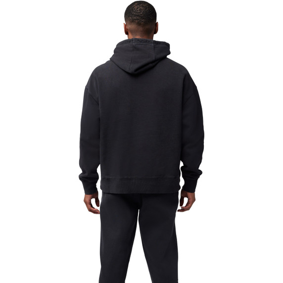 Fox Wordmark Oversized Fleece PO Black