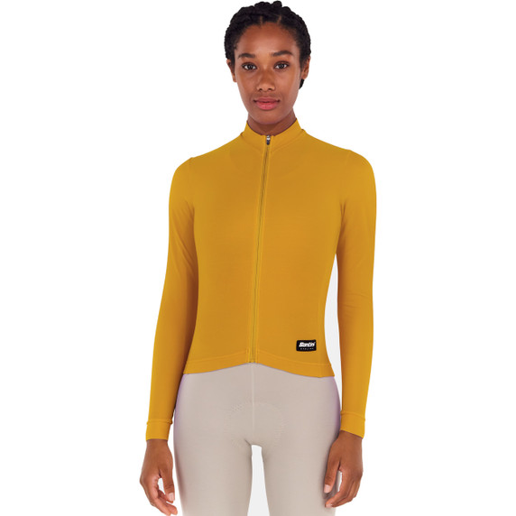 Santini RTR Thermal Long Sleeve Jersey Orange