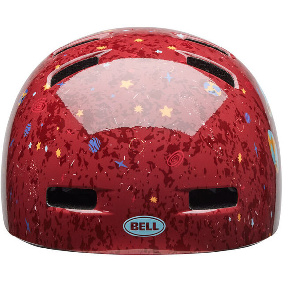 Bell Lil Ripper Kids Helmet Dark Red Planets