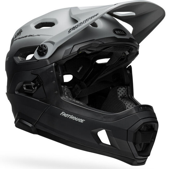 Bell Super DH Spherical Matte Grey/Black Fasthouse