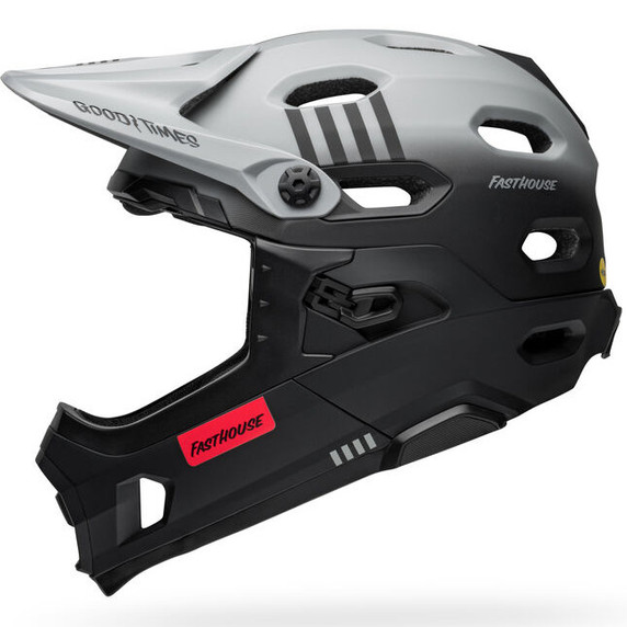 Bell Super DH Spherical Matte Grey/Black Fasthouse