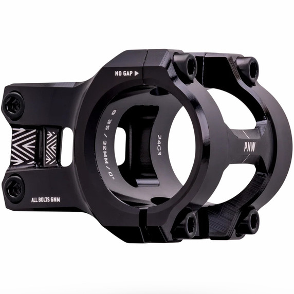 PNW Loam Stem 35mm Clamp Blackout Black