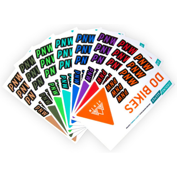 PNW X Ground Keeper Custom Handlebar Decal Kit Fruit Snacks