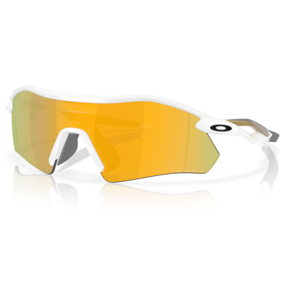 Oakley Radar Plate Polished White w/Prizm 24K Polarized