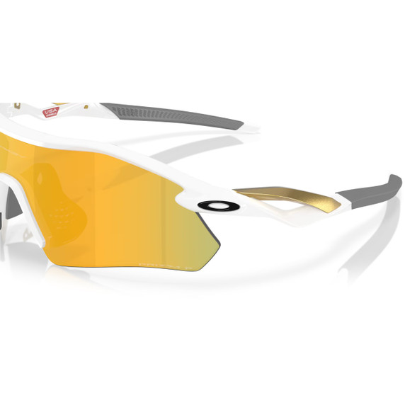 Oakley Radar Plate Polished White w/Prizm 24K Polarized
