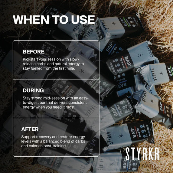 Styrkr Bar30 Apple Cinnamon Caramel Energy Bar x 12 Box