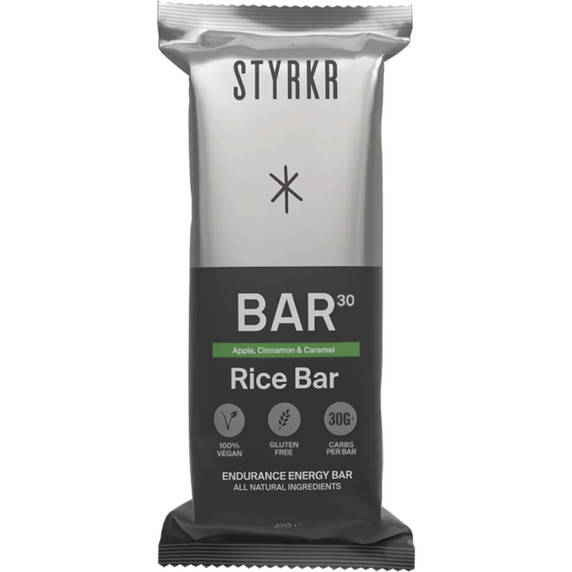 Styrkr Bar30 Apple Cinnamon Caramel Energy Bar x 12 Box