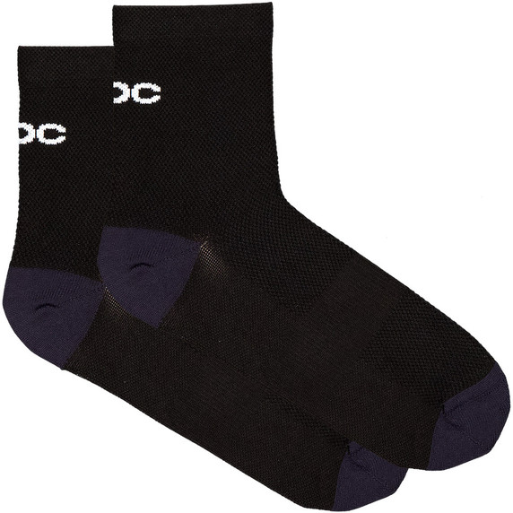 POC Cadence Road Short Sock Uranium Black