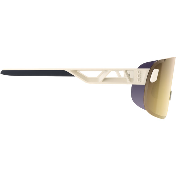 POC Elicit Glasses Okenite Off-White Clarity Road Lens Partly Sunny Gold