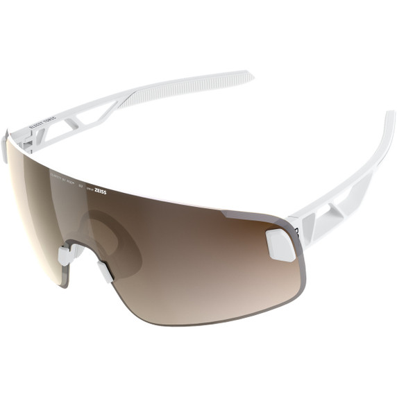 POC Elicit Toric Glasses Hydrogen White Clarity Trail Lens Partly Sunny Silver