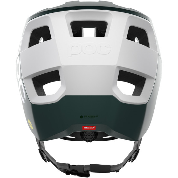 POC Kortal Race MIPS MTB Helmet Pargasite Green/Hydrogen White Matte