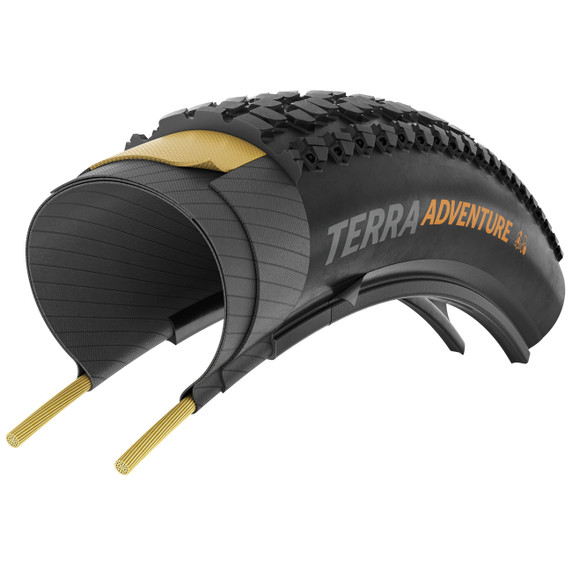 Continental Terra Adventure TR Gravel Tyre Black 700C