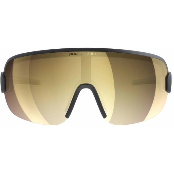 POC Aim Glasses Uranium Black/Clarity Road/Partly Sunny Gold Lens