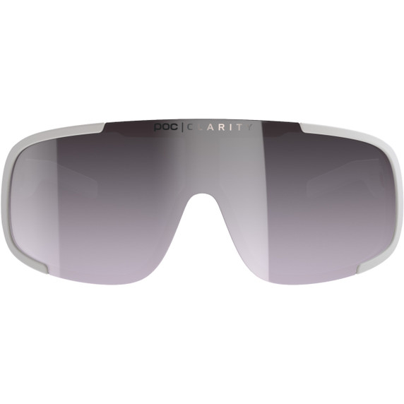 POC Aspire Mid Glasses Hydrogen White/Clarity Road/Sunny Silver Lens
