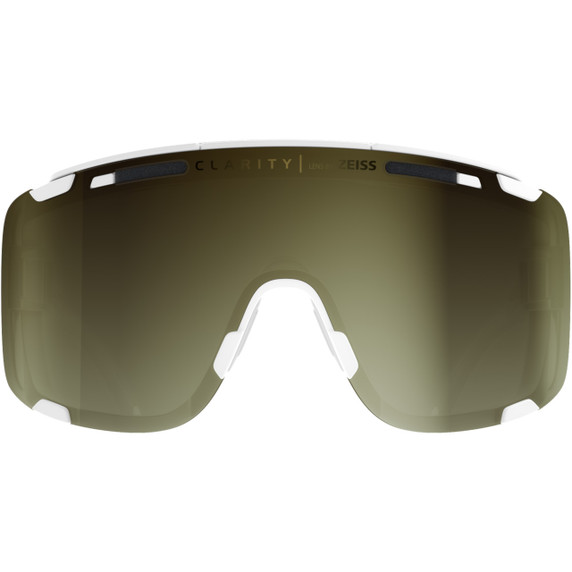 POC Devour Glacial Glasses Hydrogen White/Clarity Universal/Sunny Gold Lens
