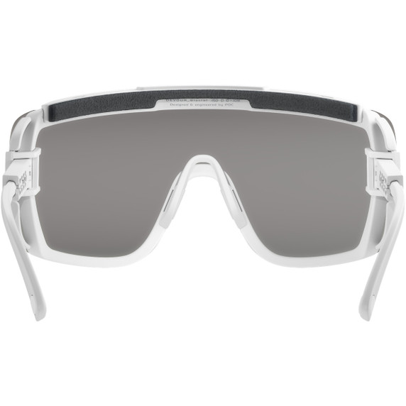 POC Devour Glacial Glasses Hydrogen White/Clarity Universal/Sunny Gold Lens