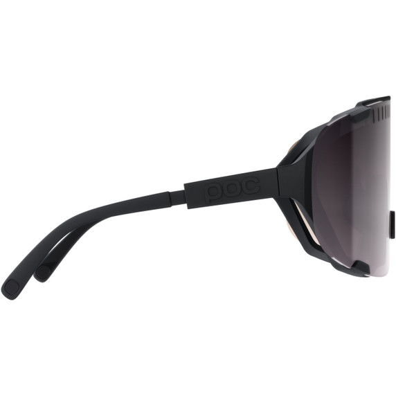 POC Devour Glasses Uranium Black/Clarity Trail/Partly Sunny Silver Lens
