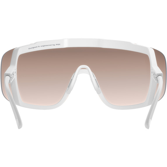 POC Devour WF Glasses Hydrogen White/Clarity Trail /Partly Sunny Silver Lens