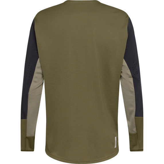 FOX Defend LS Jersey Olive Green
