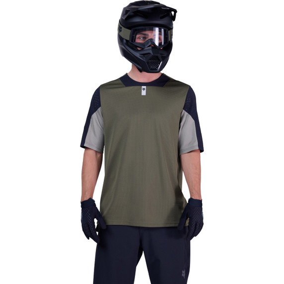 FOX Defend SS Jersey Olive Green