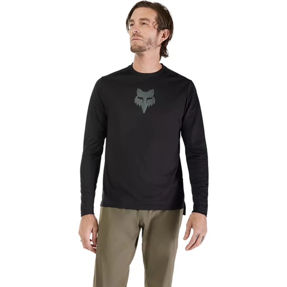 FOX Ranger LS Fox Head Jersey Black