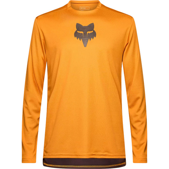 FOX Ranger Long Sleeve Fox Head Jersey Caramel