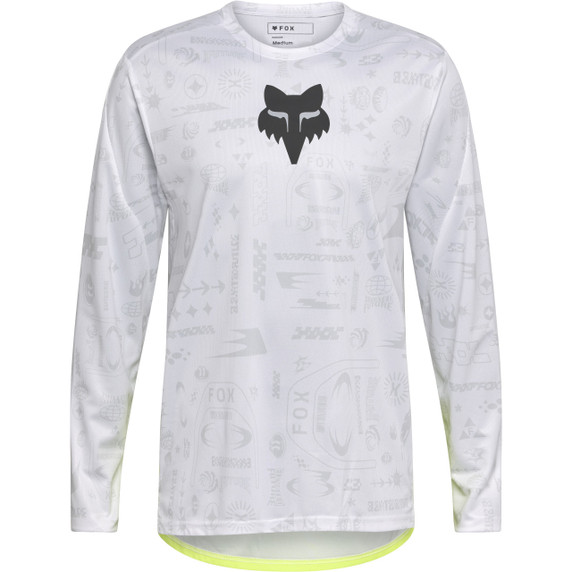 FOX Ranger LS Jersey Lunar SE White
