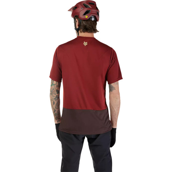 FOX Ranger SS Wordmark Jersey Rust Brown