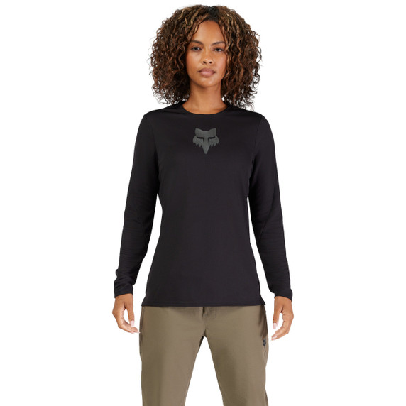 FOX Womens Ranger LS Jersey Black