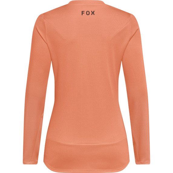 FOX Womens Ranger LS Jersey Coral