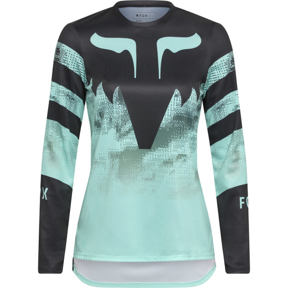 FOX Womens Ranger LS Jersey Kairos Turquoise