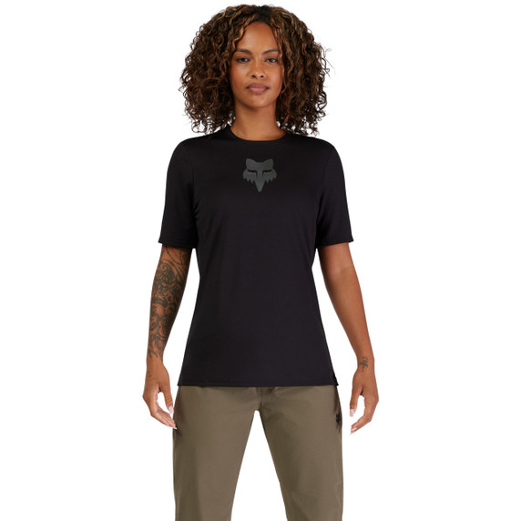 FOX Womens Ranger SS Jersey Black 2025