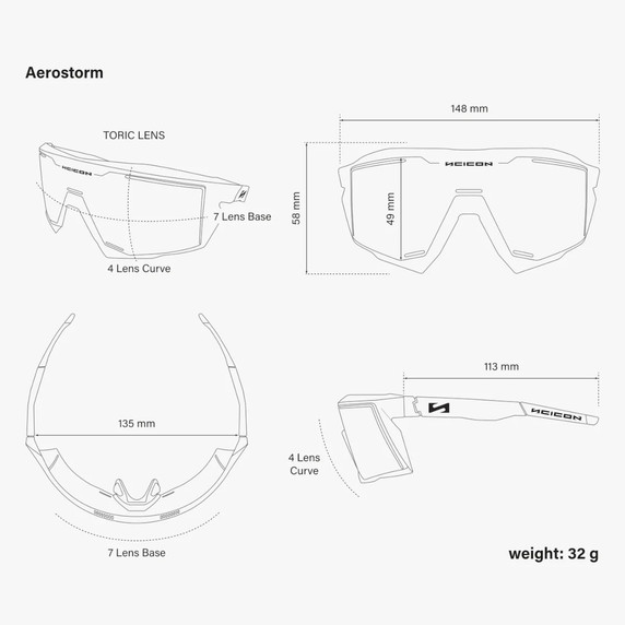 Scicon Aerostorm Blue Light Clear Sunglasses