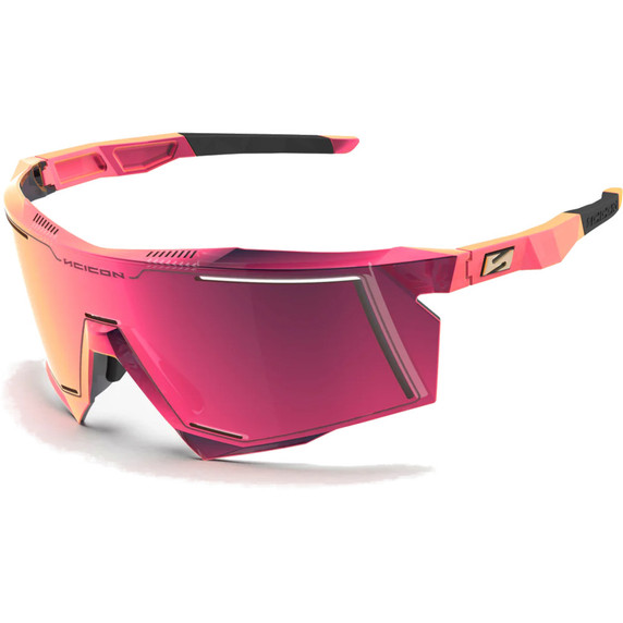 Pink Scicon sunglasses with pink mirror lens