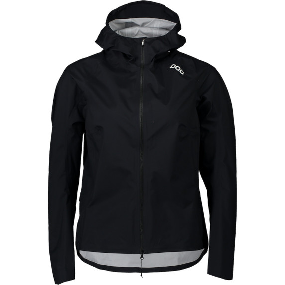 Black POC all weather jacket with white logo