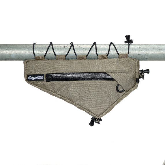 skingrowsback Wedge Lace Up Frame Bag - Stone