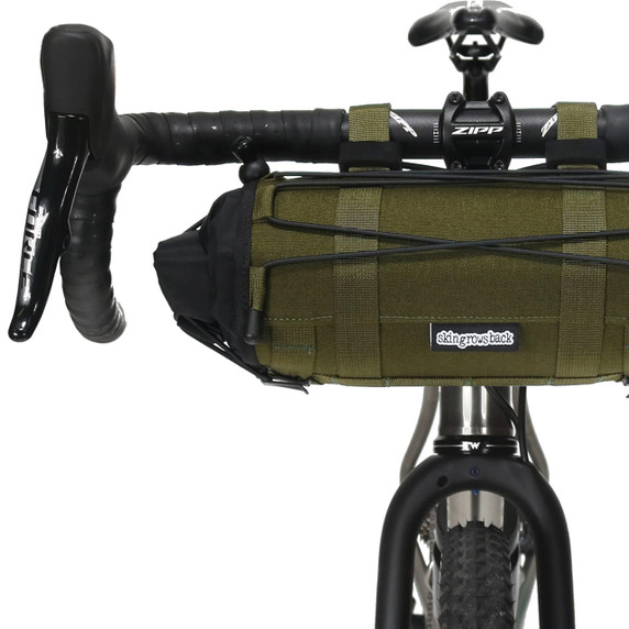 skingrowsback Overnighter Handlebar Bag 6L - Olive