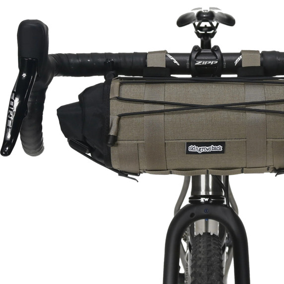 skingrowsback Overnighter Handlebar Bag 6L - Stone