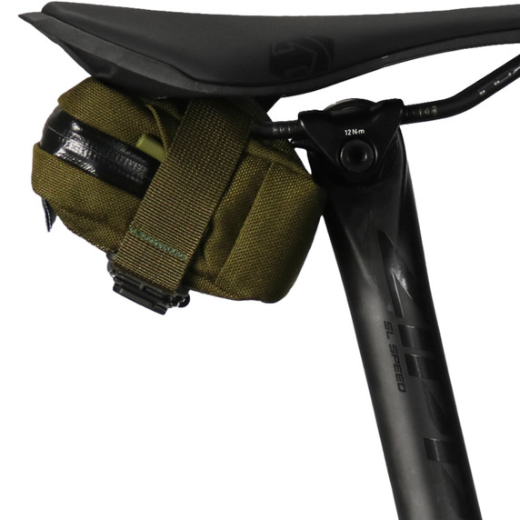 skingrowsback Plan B Micron Saddle Bag - Olive